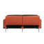 Futon avec matelas à dossier touffeté de 75 po de large Burbank