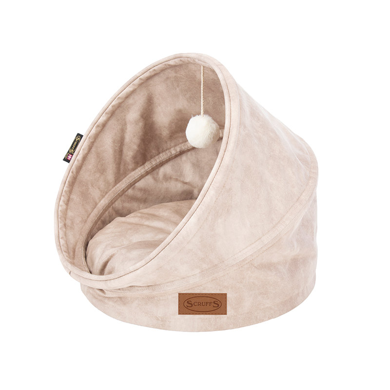 Kensington 100% Polyester Pet Bed, Cream