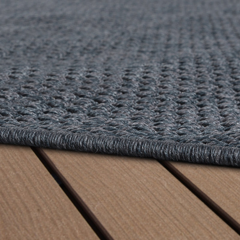 Ansley Solid Colour Indoor / Outdoor Area Rug, Rectangular 120 x 160cm