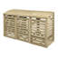 Wooden Double Bin Store