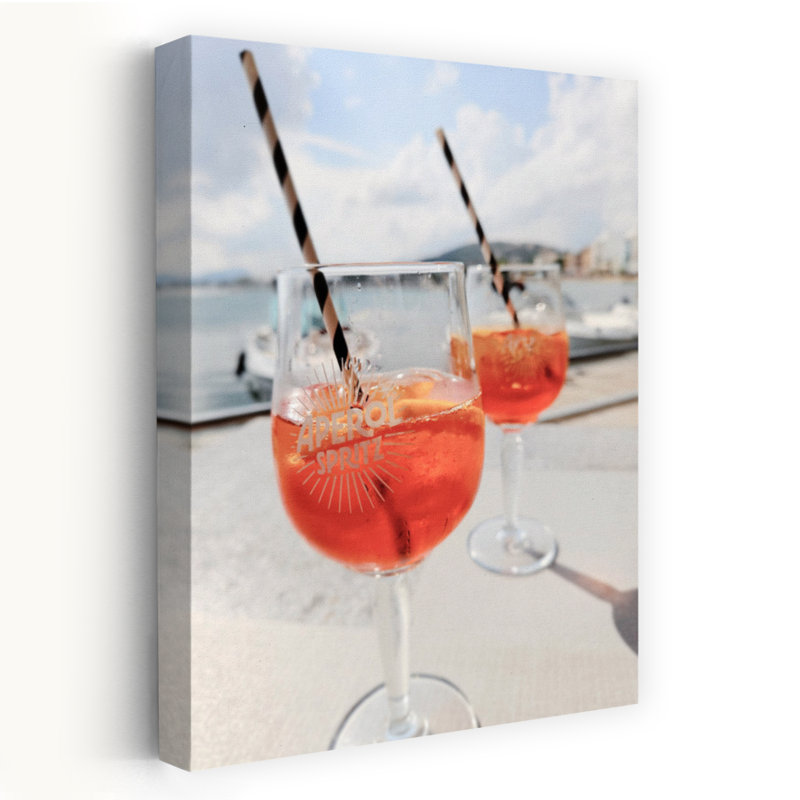 Art mural contemporain Sundowner, H 48 po x l 32 po