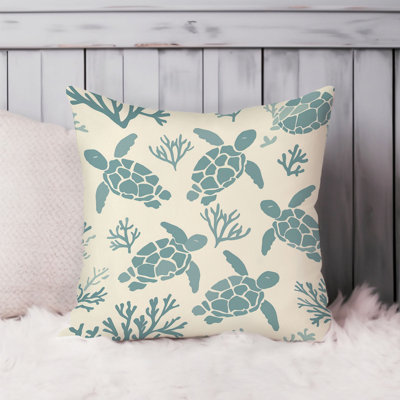 Sea Animals Turtle Pattern I Nautical and Coastal