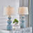Sabb Ceramic Table Lamps with Linen Shade-1770625058