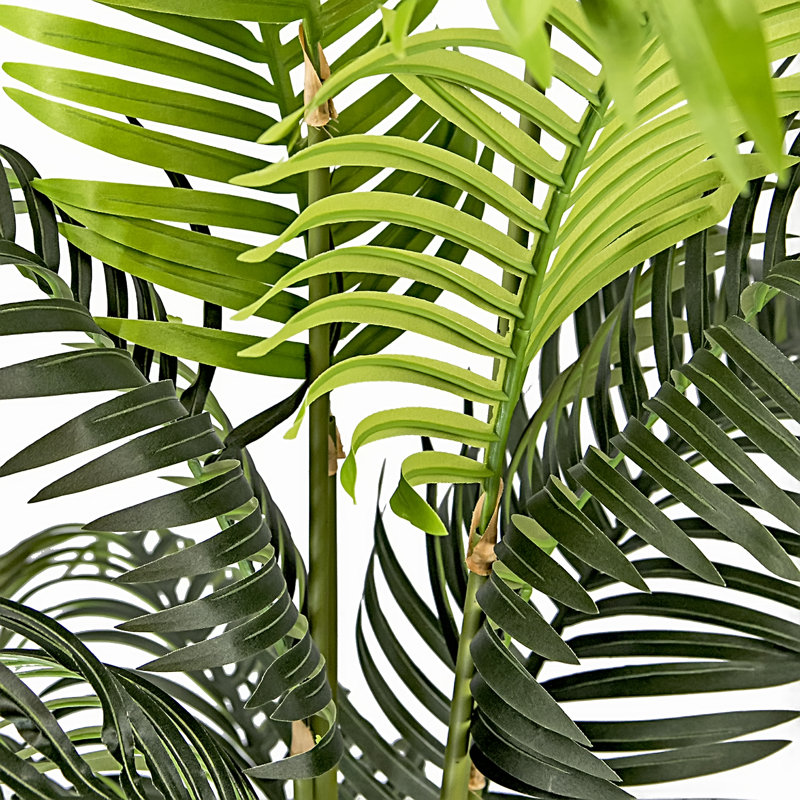 Faux Palm Tree in Pot, 72" H x 32" W x 32" D