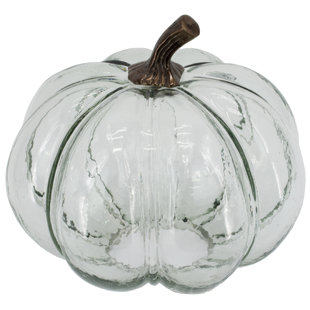 Anchor Hocking Glass Pumpkin Jar w/ Lid (2.2 Qt.)