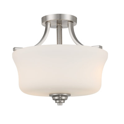 Plafonnier semi-encastré 2 lumières 13,25 po Arbra