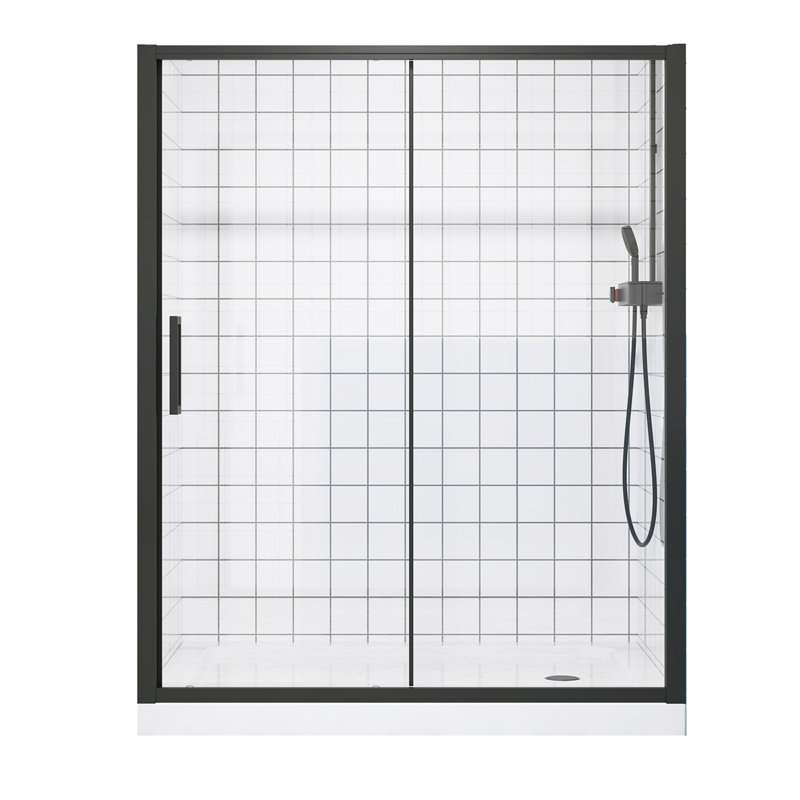 Semi-Frameless Shower Glass Panel