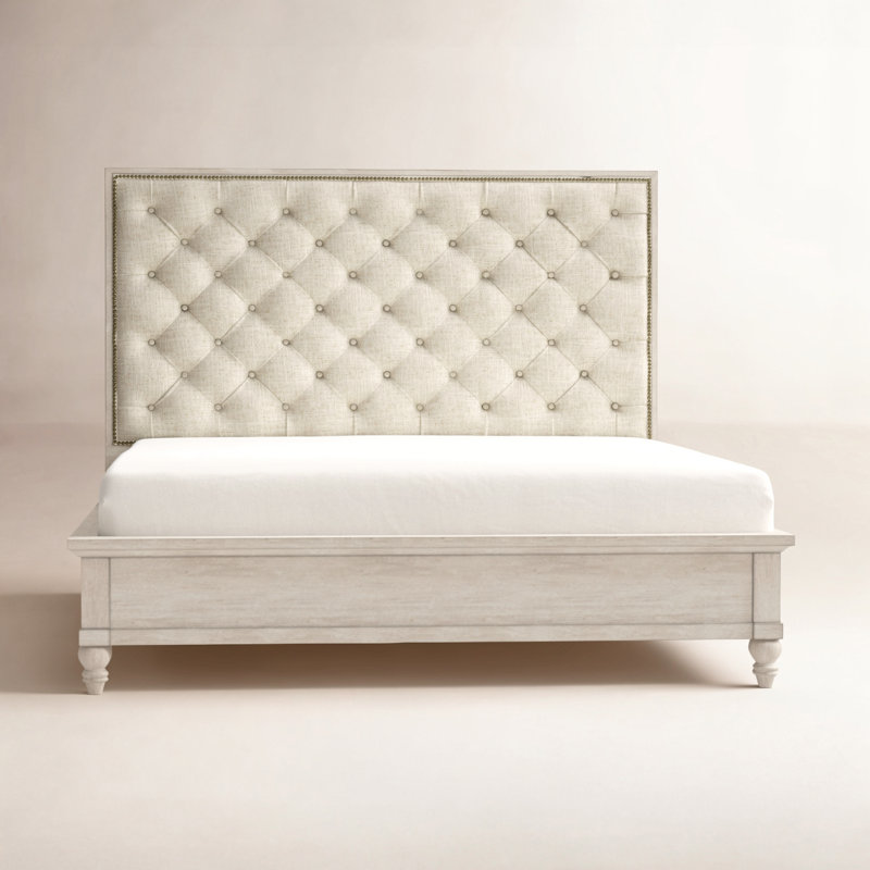 Oyster Bay Sag Harbor Tufted Upholstered Bed, Queen