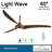 65" 3 - Blade LED Propeller Ceiling Fan with Remote Control and Light Kit Included-58830351