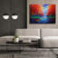 «Lark Manor ™», «Reflection of Red Trees» par Lena Owens, art mural sur toile-566191519