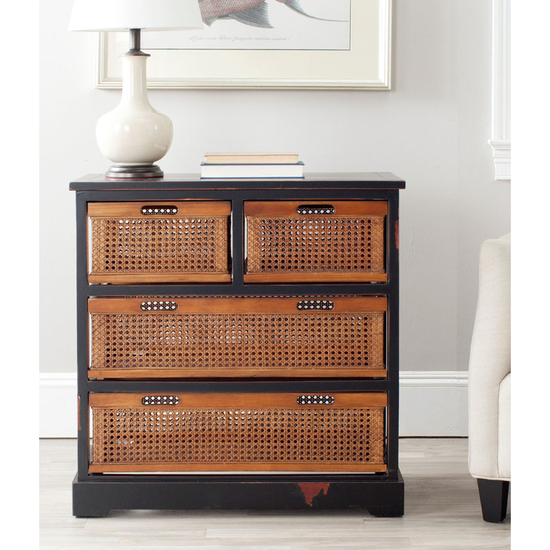 Noonkester Accent Chest, Antique Black