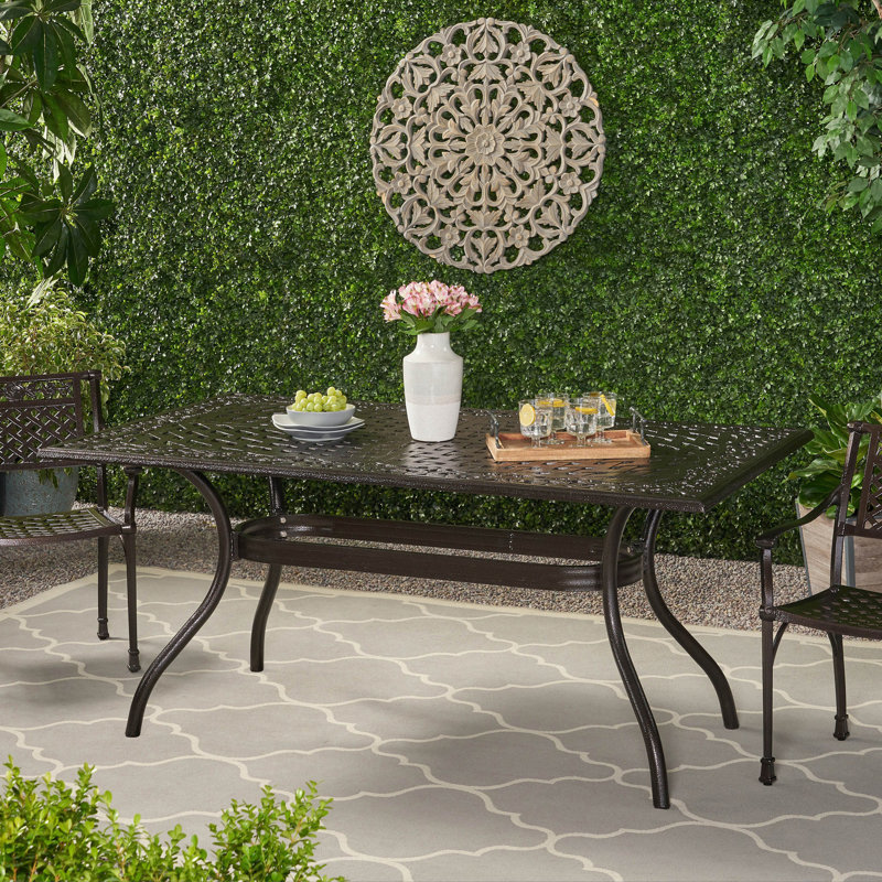 Rectangle Table, Accent Table, Bronze