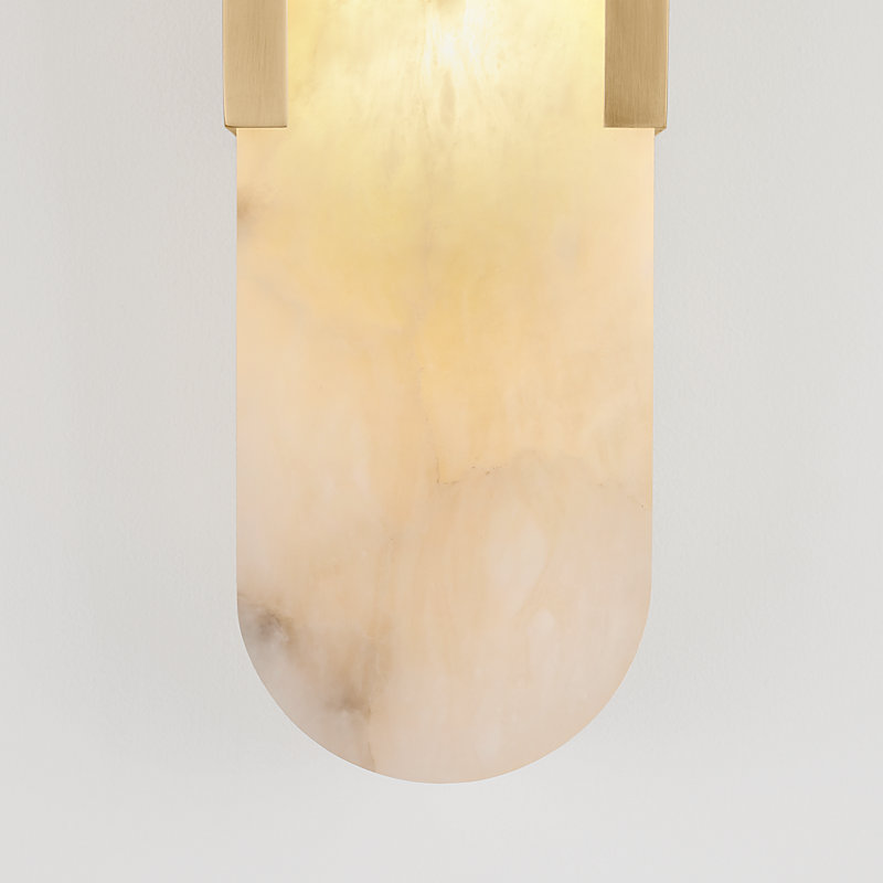 Kelly Wearstler Melange Elongated Sconce, Antique-Burnished Brass