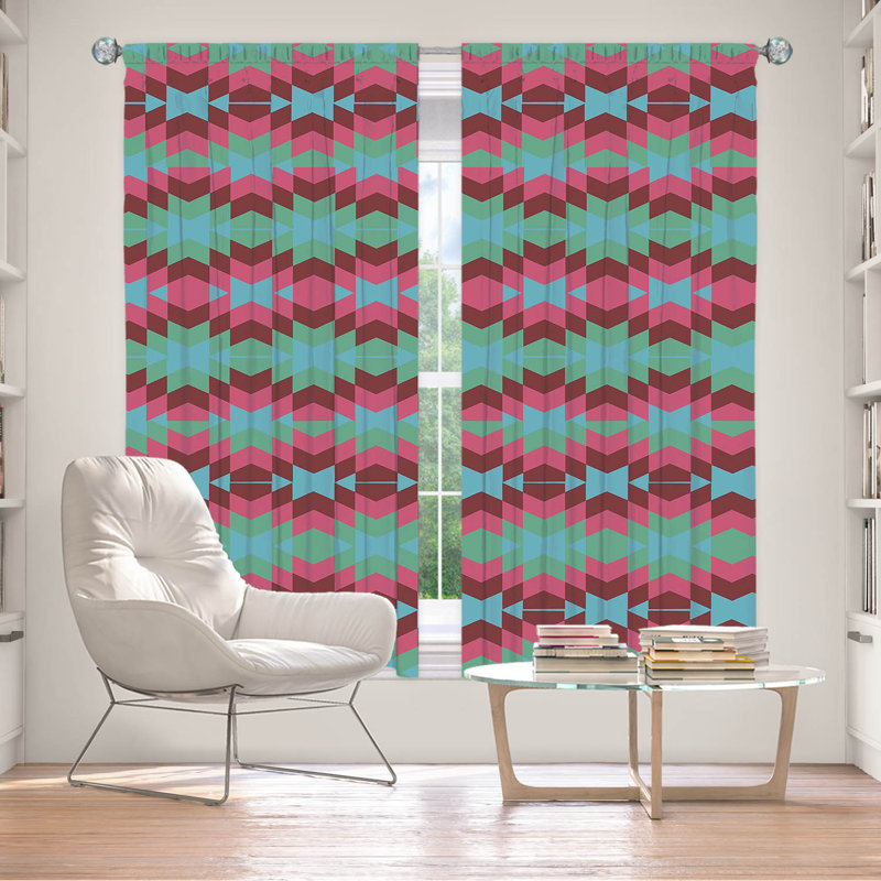 Paire de rideaux obscurcissant en polyester Fenno, L 40 po x L 82 po