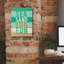 "Epic Graffiti" Beachscape Inspiration Viii Green "par Michael Mullan, art mural sur toile-102878392