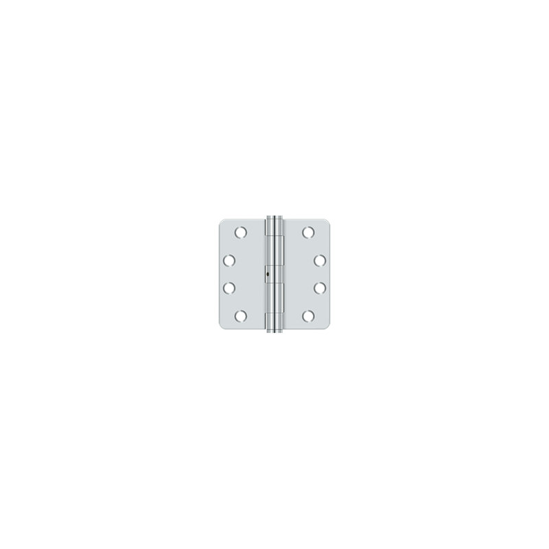 Steel Butt Bearing Hinge, Polished Chrome