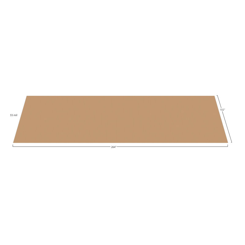 Levant Anti-Skid Placemat, Sandstone, 102" W x 264" D
