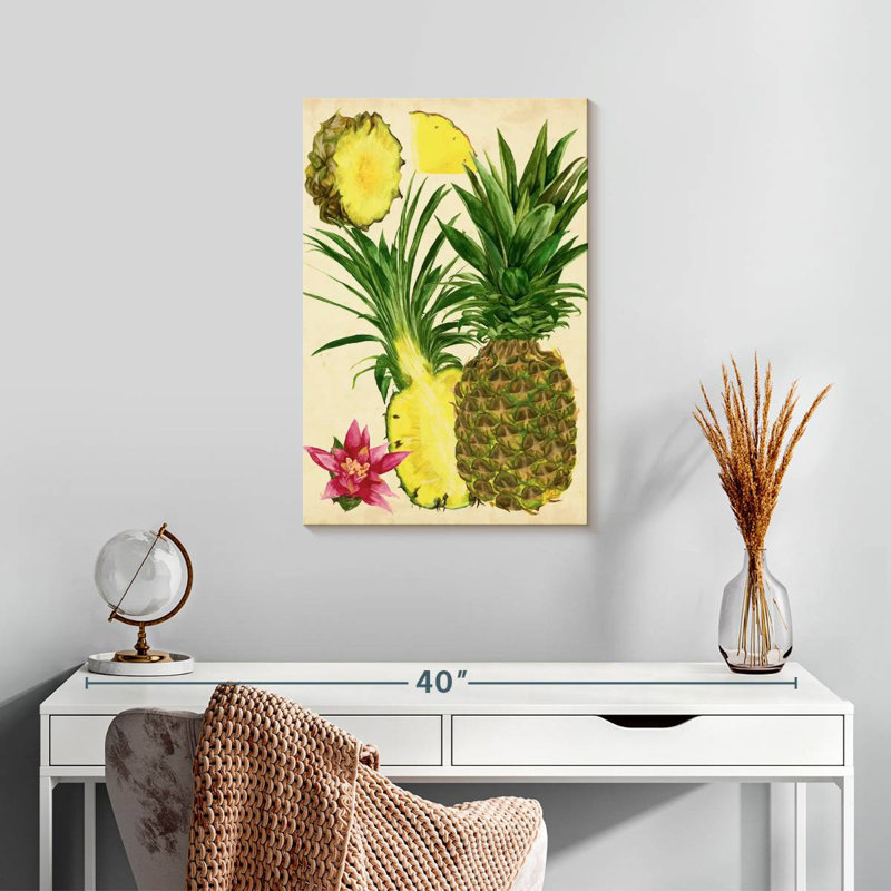 Yarlin Tropical Pineapple Study I, 24" H x 16" W