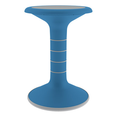 Learniture Active Sitting Wobble Stool, 17.5" Height, Flexible Seating for Classrooms, Offices and Home - Brilliant Blue