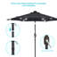 Parasol de marché éclairé 90 po Kanila-1235058436