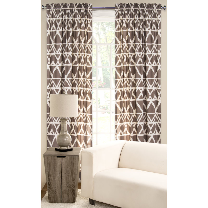 Treyton Semi Sheer Curtain Single Panel