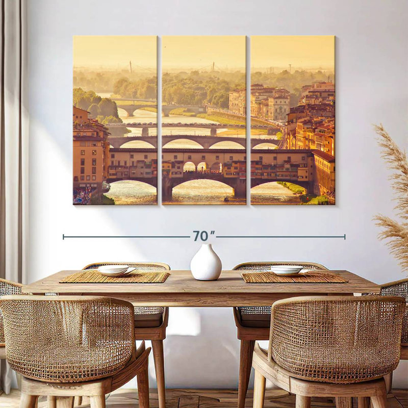 Lilie Ponte Vecchio, 32" H x 50" W