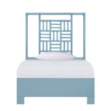 Finn Queen Bed, Pool Blue