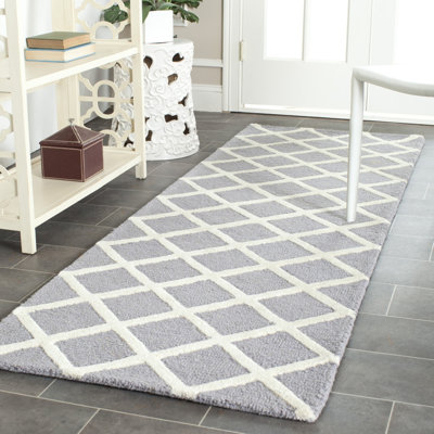 Sanyla Hand Tufted Wool Geometric Rug