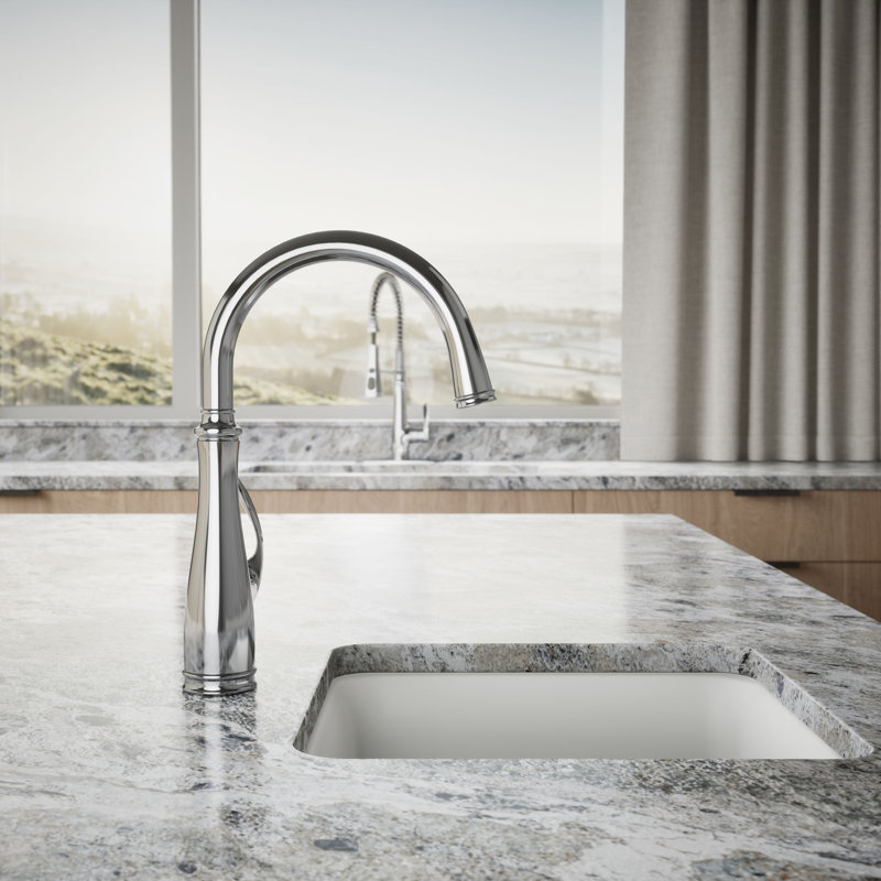Bellera Touch Single Handle Kitchen Faucet, Polished Chrome