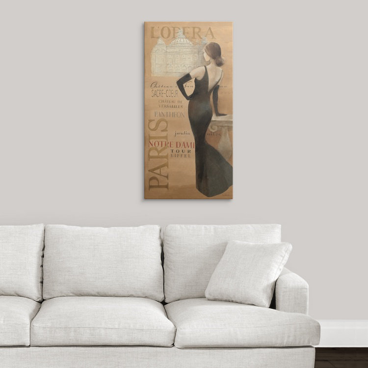 « ii »» albena hristova,, impression Ladies of Paris, H 36 po x l 18 po x P 1,5 po, Toile