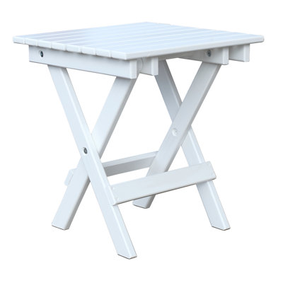 Cleaver Rectangular Pine Outdoor Dining Table , 111.76cm cm W 101.6cm cm D