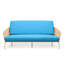 Housse pour canapé-lit réversible en tissu de polyester réversible avec fermeture à glissière 3 côtés-87758523-96484511