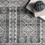 Ivoire géométriques/gris Tapis décoratif-623989193