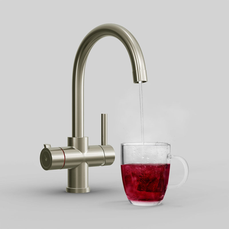 Fohen Touch Kitchen Faucet, Polished Nickel