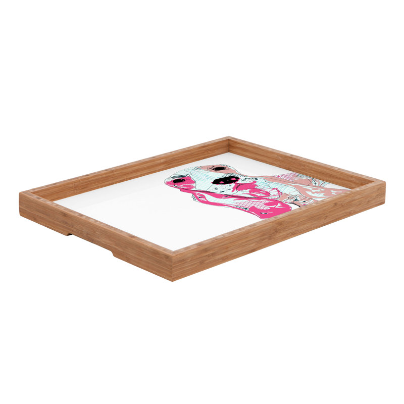Plateau de table repose-pieds/café bassett Casey Rogers, H 1,75 po x l 18 po x p 14 po