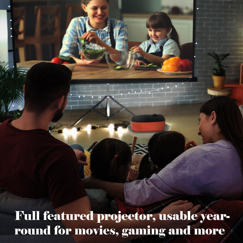 AAXA HP3 Halloween Projector (2023 Upgraded) for Haunted Windows, Auto-Start, Holographic