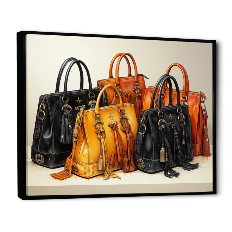 Popart Fashion Bag Envy II - imprimé, H 24 po x l 32 po x P 1 po, Cadre flottant noir