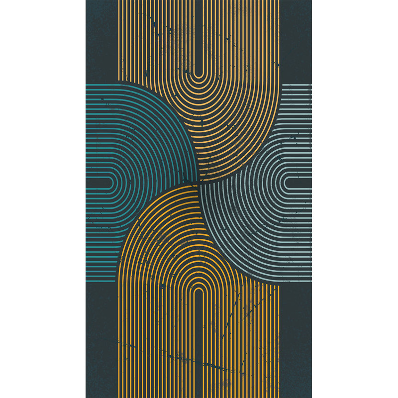 Murale Mod Curves, Navy