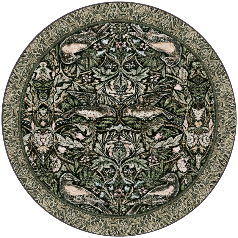 Tapis en nylon Makuraah EnduraStran, Rond 7 pi 7 po