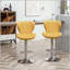 Ensemble de 2 tabourets pivotants réglables Ellston