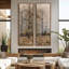 Ensemble de 2 toiles encadrées 20 x 60 pouces Vintage Floral and Landscape-1772112746