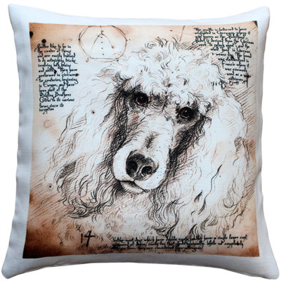  Coussin décoratif intérieur / extérieur Poodle Dog