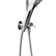 8" Rainfall Round Wall Mount Shower System Shower Faucet with Handheld Spray