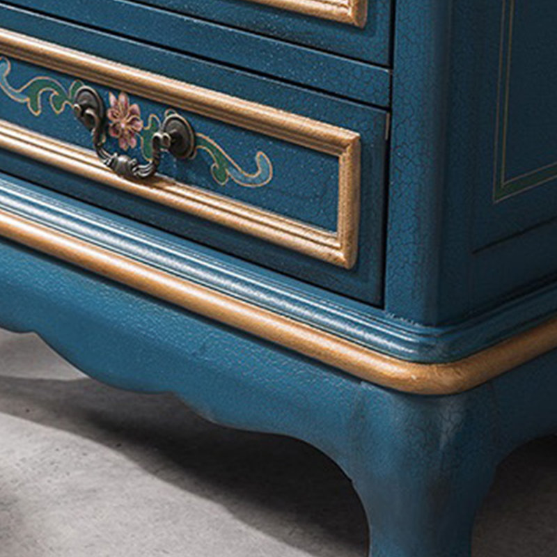 Armoire de rangement pour le salon, Bleu