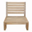 Luxe Outdoor Teak Lounge Chair