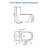 12" Rough-In Elongated One-Piece Toilet, Dual Flush White Ceramic Floor Mount