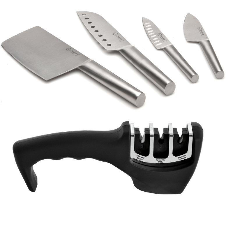 BergHOFF 5pc Santoku Knife Set with Sharpener