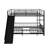 Metal Bunk Bed With Slide And Guardrails-1802103692-1802103681