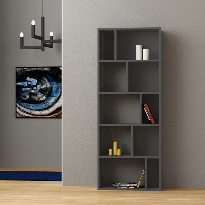 Geometric Bookcase, Antracite
