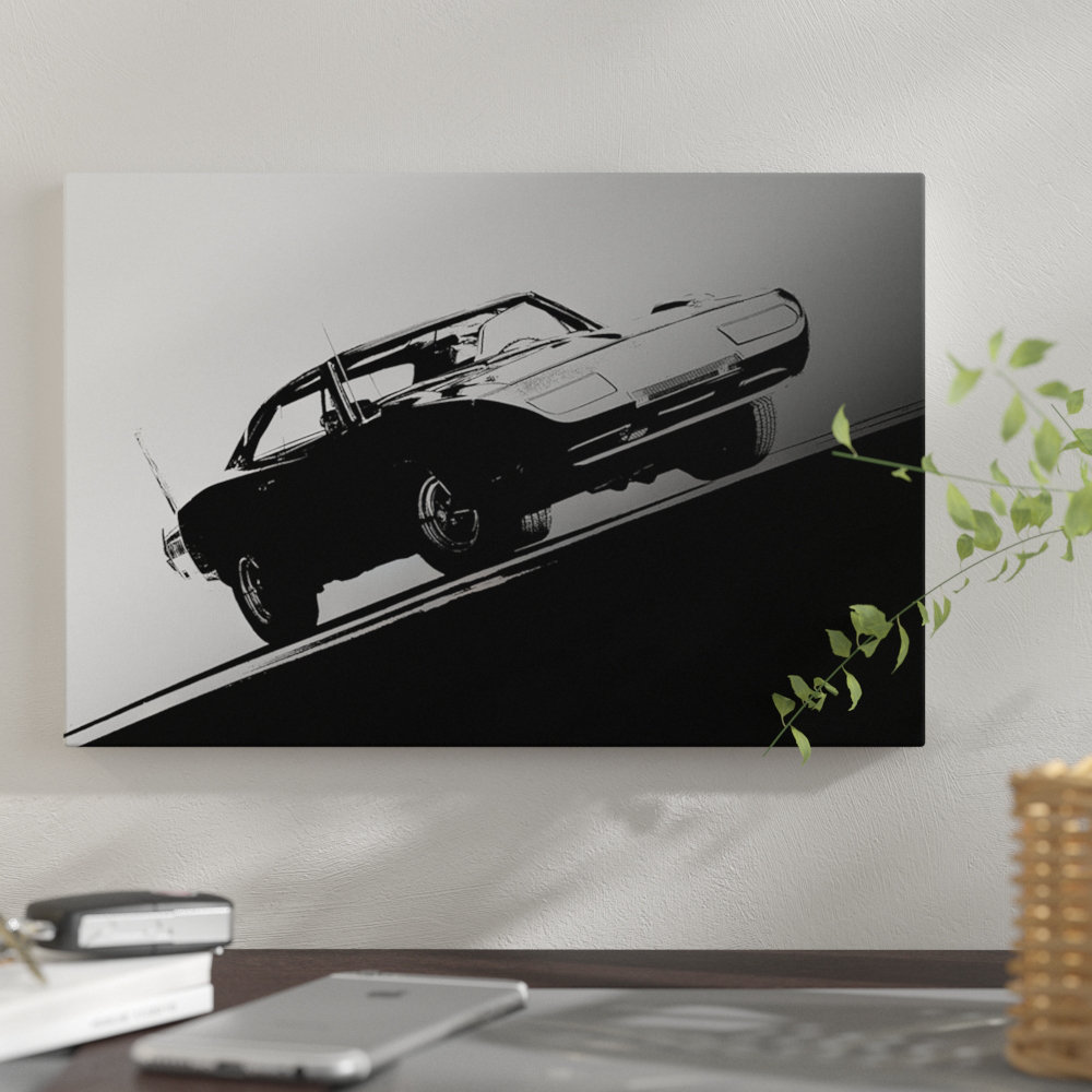 '1969 Dodge Daytona' Graphic Art Print on Canvas East Urban Home Mat